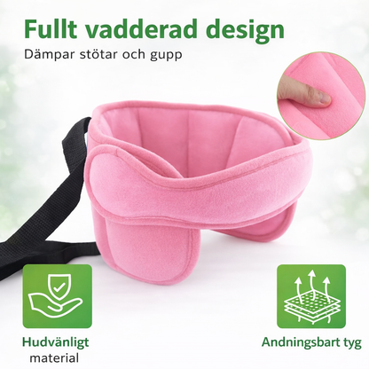 SCANDIFY SleepSupport™ – Justerbart huvudstöd för tryggare och lugnare bilresor