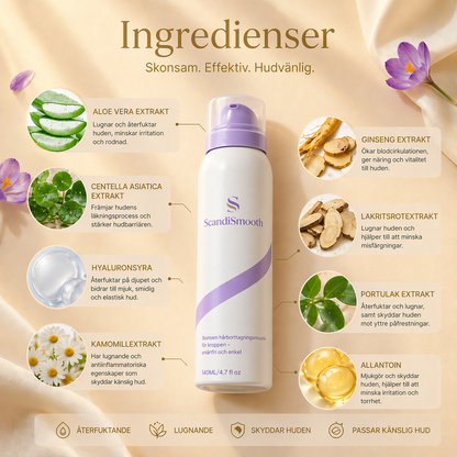 ScandiSmooth - Skonsamt för huden. Hårt mot håret.