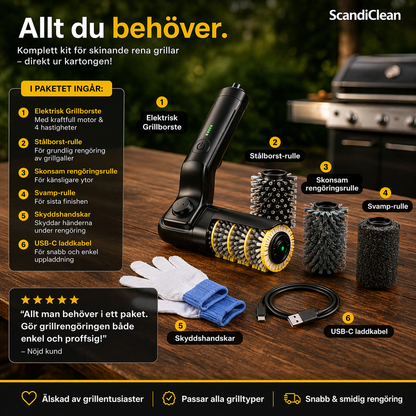 ScandiClean - Rengör din grill på sekunder utan ansträngning