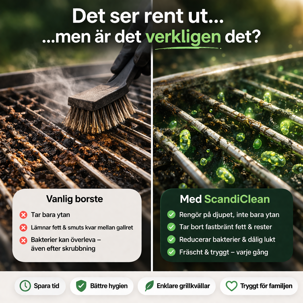 ScandiClean - Rengör din grill på sekunder utan ansträngning