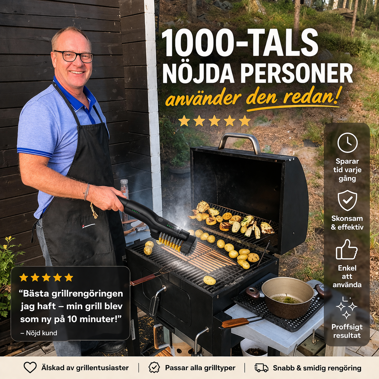 ScandiClean - Rengör din grill på sekunder utan ansträngning