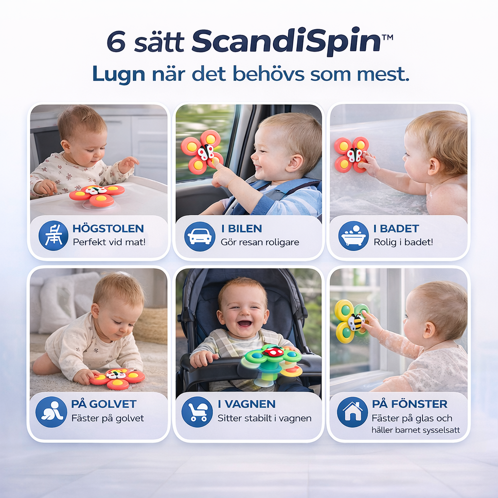 ScandiSpin™ - Leksaken som gör vardagen lättare & roligare!