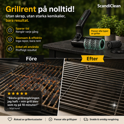 ScandiClean - Rengör din grill på sekunder utan ansträngning