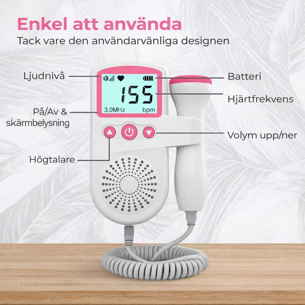 ScandiPulse™ – Hör ditt barns hjärtslag hemma och känn tryggheten varje dag