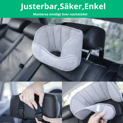 SCANDIFY SleepSupport™ – Justerbart huvudstöd för tryggare och lugnare bilresor