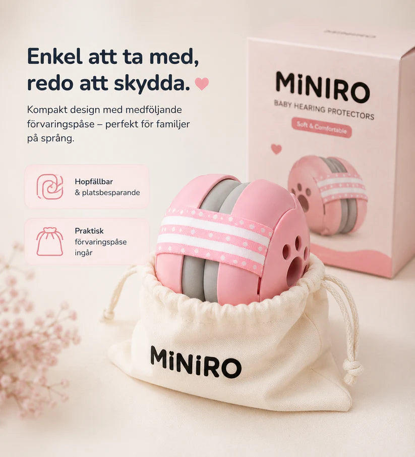 MiniRo - Skydda små öron från höga ljud — Utan stress och skrik